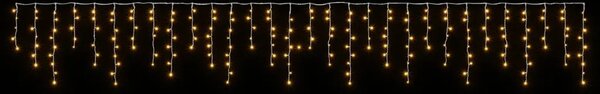 Svjetlosna zavjesa 210 LED lampica Topla bijela 500 x 72 cm - Topla bijela 210