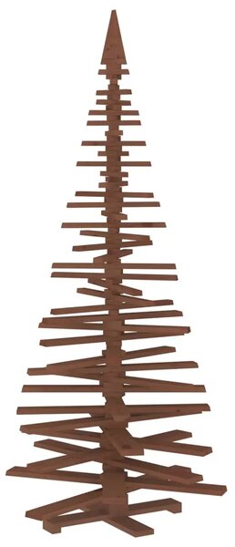 Drveno božićno drvce KOTKA 240 cm Masivna borovina - 240 cm Tamno smeđa završna obrada
