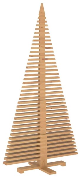 Drveno božićno drvce KOTKA 210 cm Masivna borovina - 210 cm Smeđa završna obrada