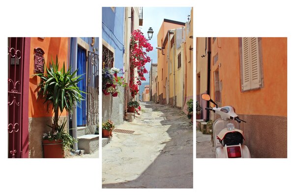 Slika ulice na Sardiniji (90x60 cm)