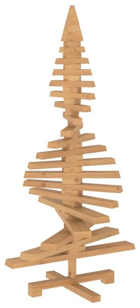 Drveno božićno drvce KOTKA 120 cm Masivna borovina - 120 cm Smeđa završna obrada