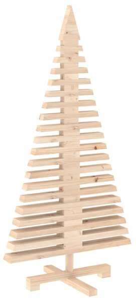 Drveno božićno drvce KOTKA 120 cm Masivna borovina Prirodno - 120 cm Prirodna (neobrađena)