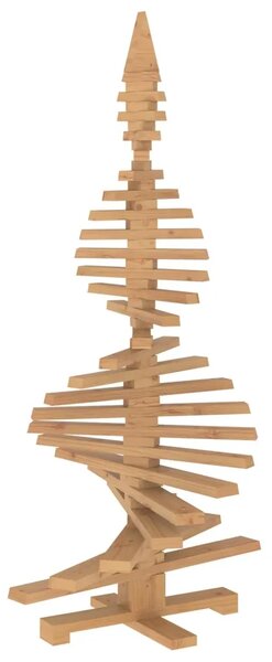 Drveno božićno drvce KOTKA 150 cm Masivna borovina - 150 cm Smeđa završna obrada