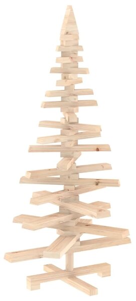 Drveno božićno drvce KOTKA 120 cm Masivna borovina Prirodno - 120 cm Prirodna (neobrađena)