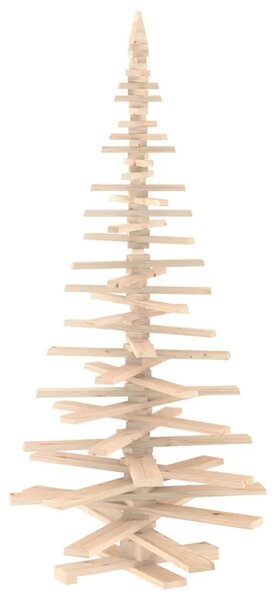 Drveno božićno drvce KOTKA 210 cm Masivna borovina Prirodno - 210 cm Prirodna (neobrađena)