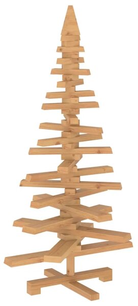 Drveno božićno drvce KOTKA 120 cm Masivna borovina - 120 cm Smeđa završna obrada