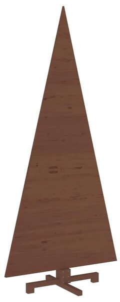 Drveno božićno drvce KOTKA 240 cm Masivna borovina - 240 cm Tamno smeđa završna obrada