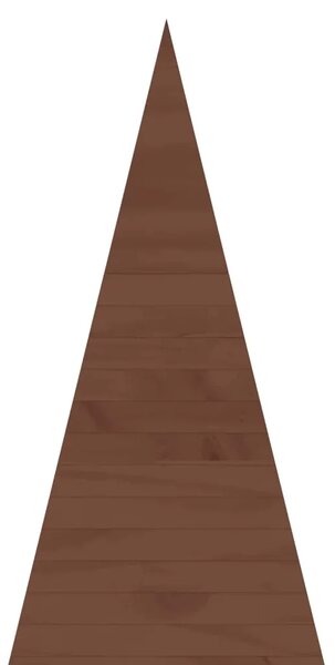 Drveno božićno drvce KOTKA 240 cm Masivna borovina - 240 cm Tamno smeđa završna obrada