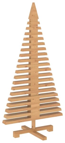 Drveno božićno drvce KOTKA 120 cm Masivna borovina - 120 cm Smeđa završna obrada