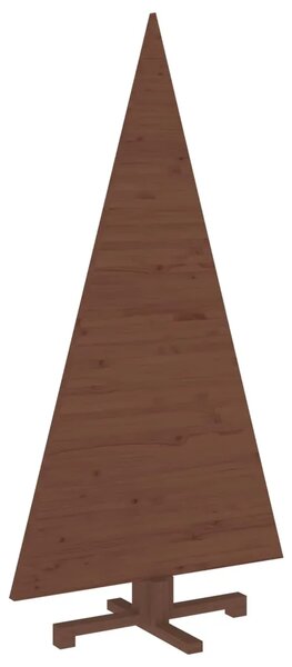 Drveno božićno drvce KOTKA 150 cm Masivna borovina - 150 cm Tamno smeđa završna obrada