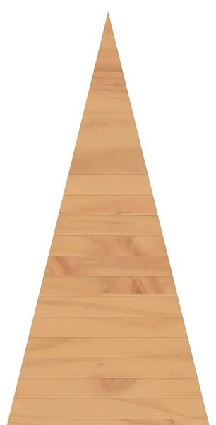 Drveno božićno drvce KOTKA 240 cm Masivna borovina - 240 cm Smeđa završna obrada