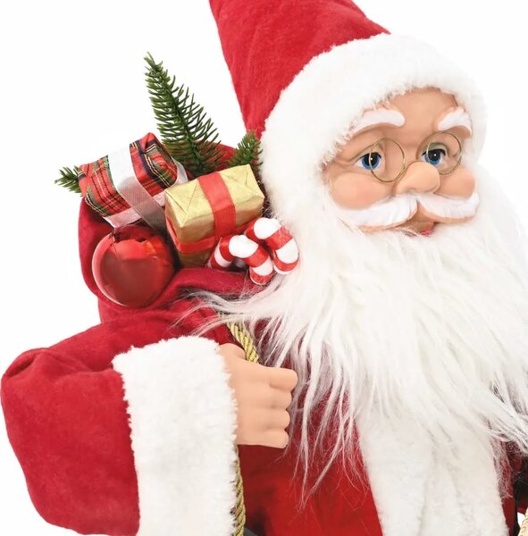 Figura Djed Božićnjak Crvena 62 cm Poliester - 62 cm