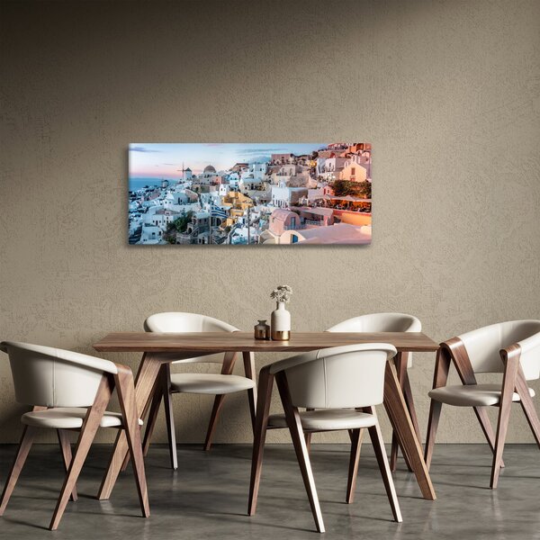 Slika - Sumrak na Santoriniju (120x50 cm)