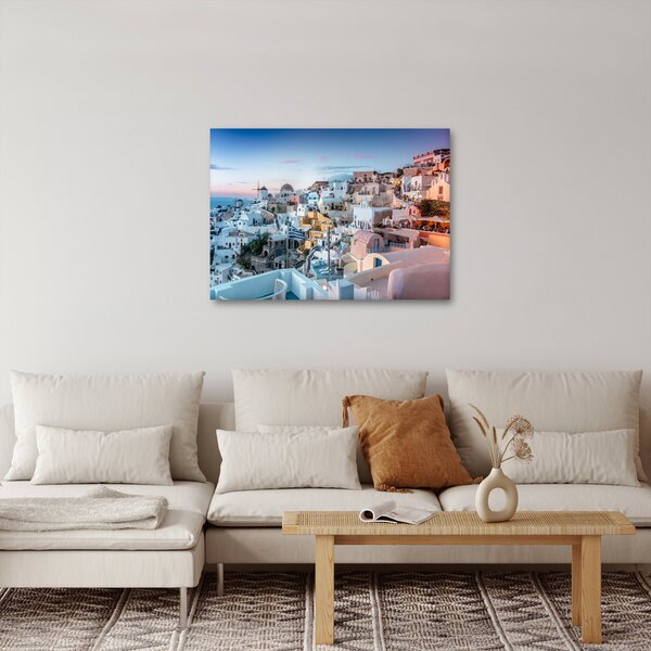 Slika - Sumrak na Santoriniju (70x50 cm)