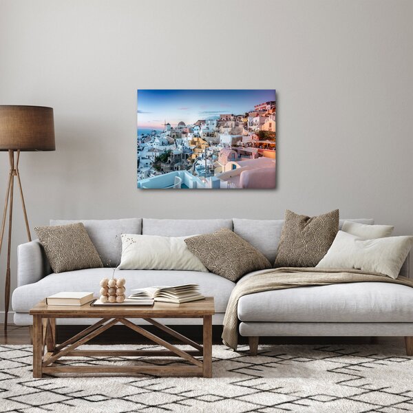 Slika - Sumrak na Santoriniju (70x50 cm)