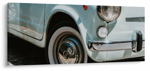 Slika - Retro automobil Fiat (120x50 cm)