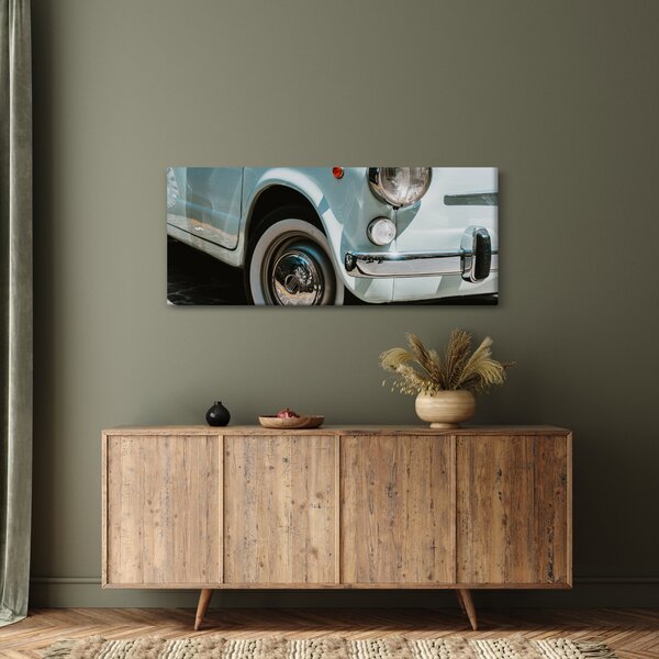 Slika - Retro automobil Fiat (120x50 cm)