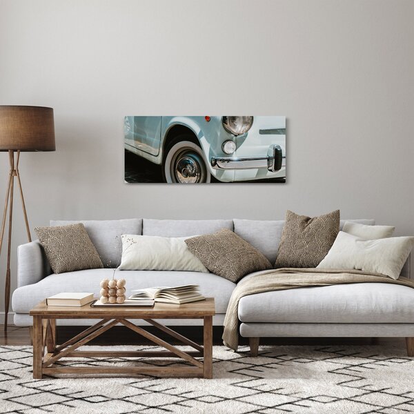 Slika - Retro automobil Fiat (120x50 cm)