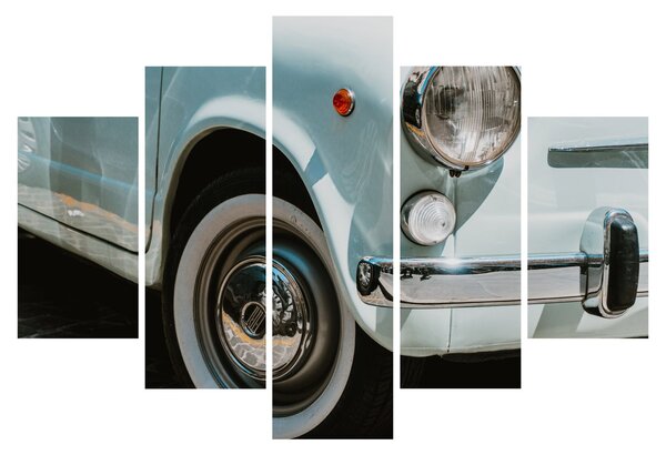 Slika - Retro automobil Fiat (150x105 cm)