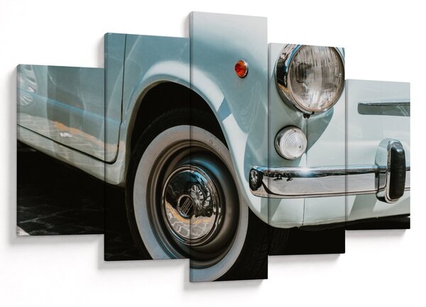Slika - Retro automobil Fiat (150x105 cm)
