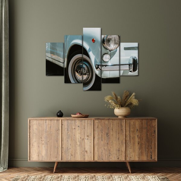 Slika - Retro automobil Fiat (150x105 cm)
