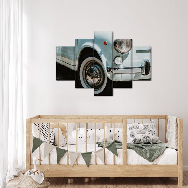 Slika - Retro automobil Fiat (150x105 cm)