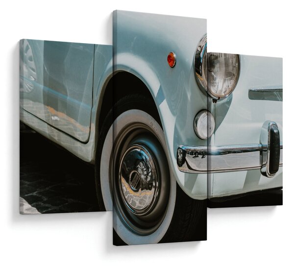 Slika - Retro automobil Fiat (90x60 cm)