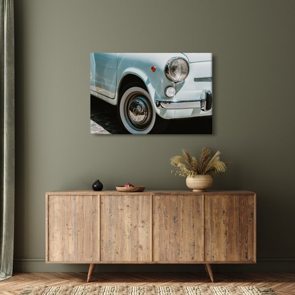 Slika - Retro automobil Fiat (90x60 cm)