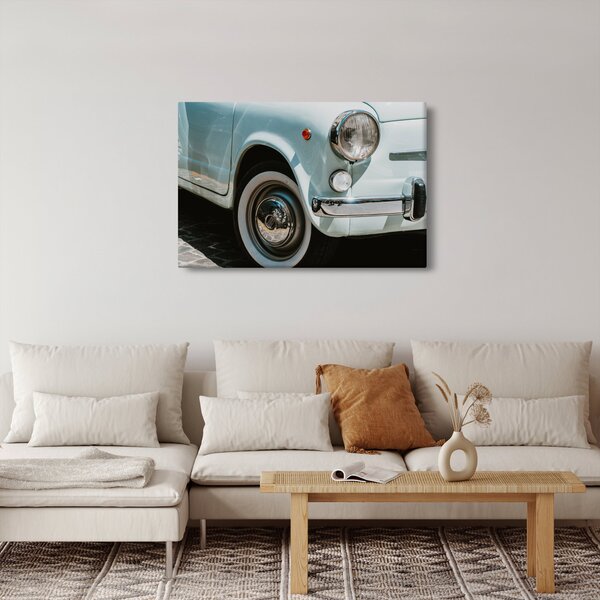 Slika - Retro automobil Fiat (90x60 cm)
