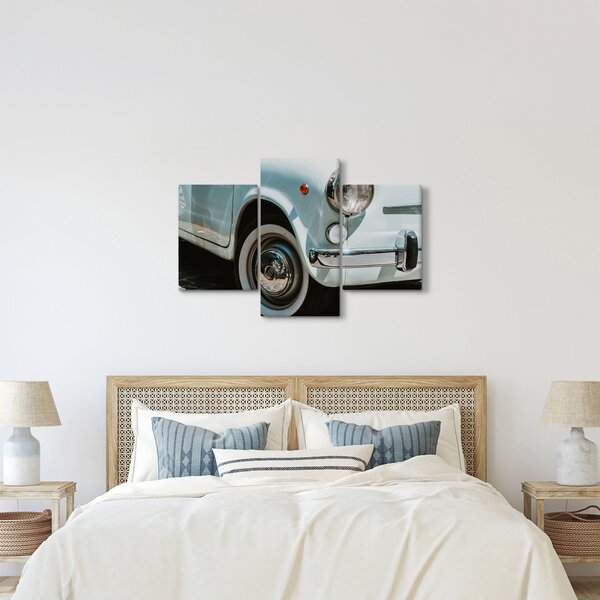 Slika - Retro automobil Fiat (90x60 cm)