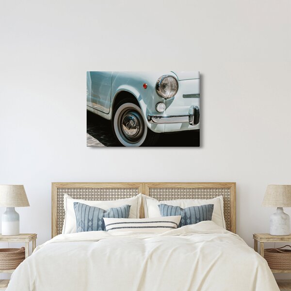 Slika - Retro automobil Fiat (90x60 cm)