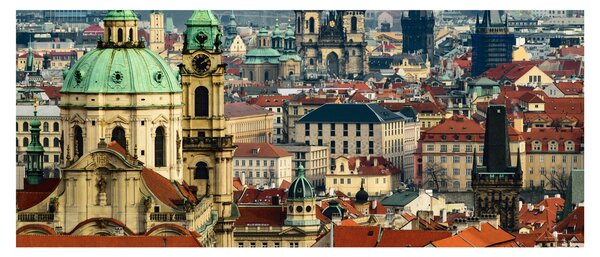 Slika - Panorama Praga (120x50 cm)