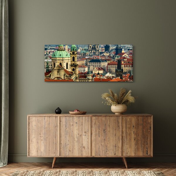 Slika - Panorama Praga (120x50 cm)