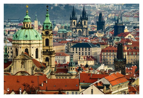 Slika - Panorama Praga (90x60 cm)