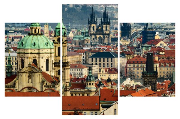 Slika - Panorama Praga (90x60 cm)