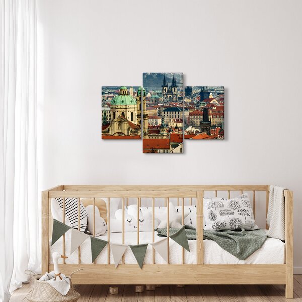Slika - Panorama Praga (90x60 cm)