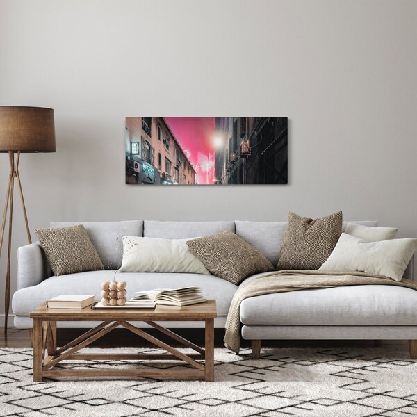 Slika vatrometa u Marseilleu (120x50 cm)