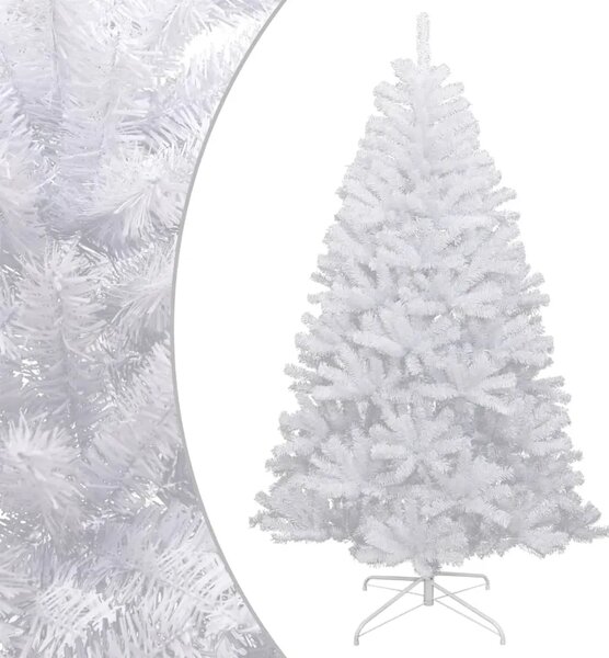 Umjetno božićno drvce sa šarkama i snijegom 240 cm - Osnovni 240 cm Bijela