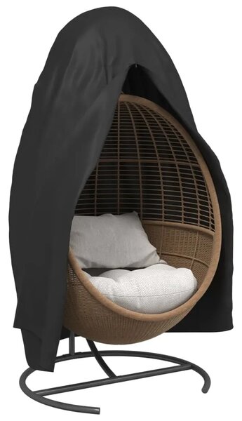Navlaka za viseću stolicu crna Ø 108x190 cm 420D Oxford - Ø 108 x 190 cm 420D Oxford tkanina