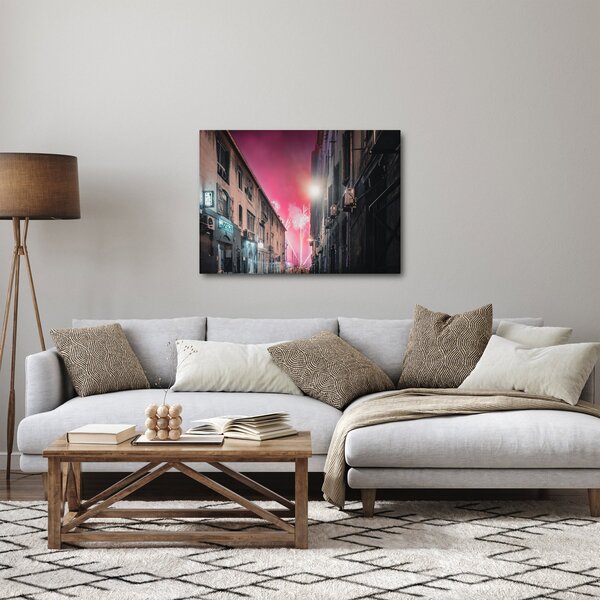 Slika vatrometa u Marseilleu (70x50 cm)