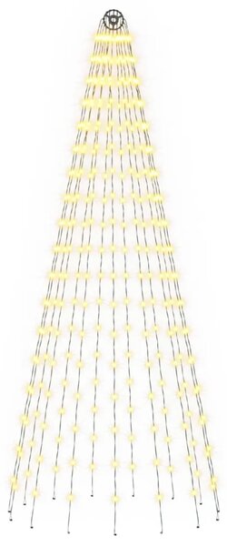 Božićno drvce od svjetlosnih niti s klinom i jarbolom 180 cm - 180 cm