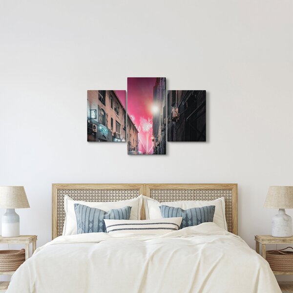 Slika vatrometa u Marseilleu (90x60 cm)