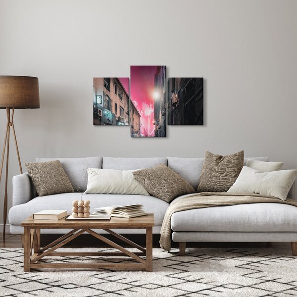 Slika vatrometa u Marseilleu (90x60 cm)