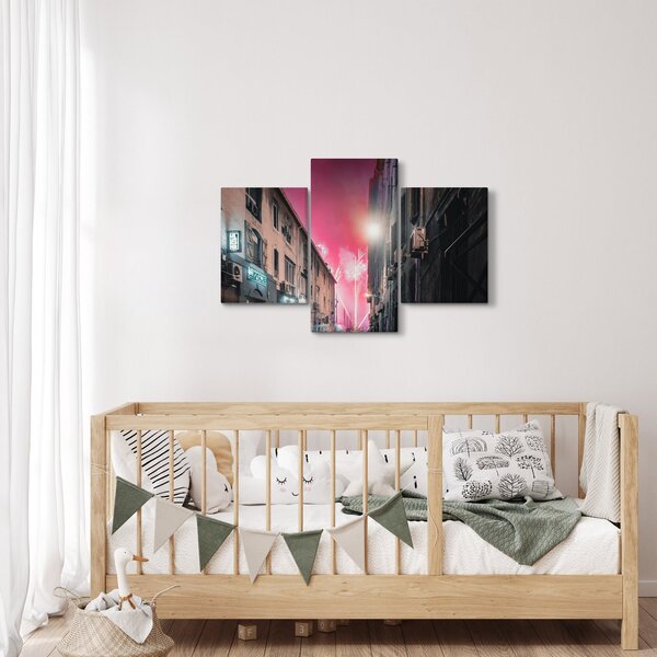 Slika vatrometa u Marseilleu (90x60 cm)