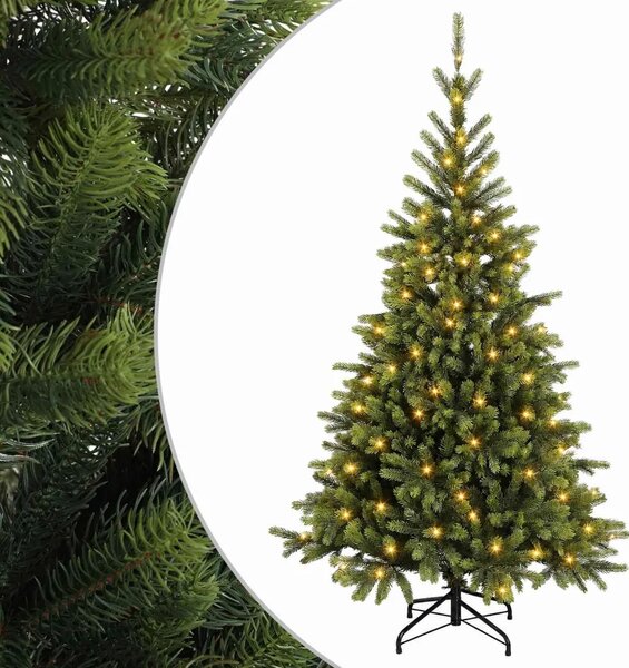 Umjetno božićno drvce s nogom 150 cm 150 LED lampica - 150 cm s LED svjetlima