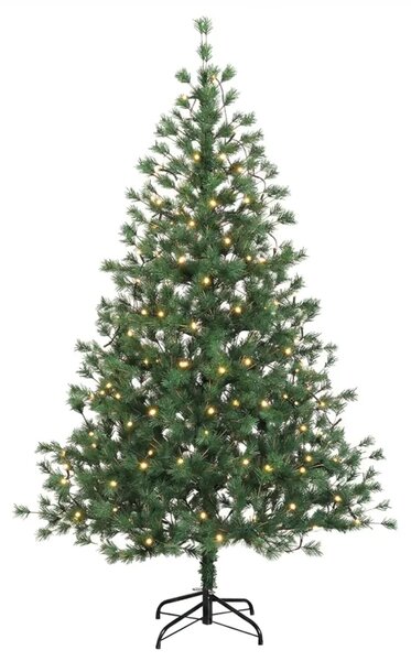 Umjetno božićno drvce s nogom 210 cm 300 LED lampica - 210 cm s LED svjetlima