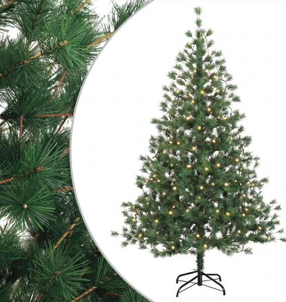 Umjetno božićno drvce s nogom 210 cm 300 LED lampica - 210 cm s LED svjetlima