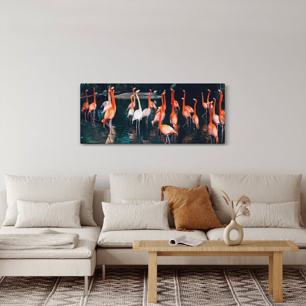 Slika jata flaminga (120x50 cm)