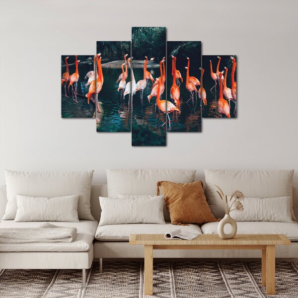 Slika jata flaminga (150x105 cm)