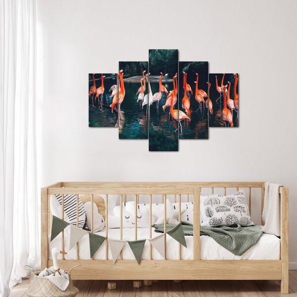 Slika jata flaminga (150x105 cm)